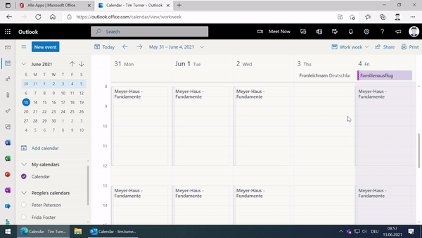 Microsoft 365 Kalender